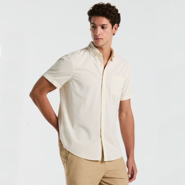 Camisa Manga Corta De Algodón