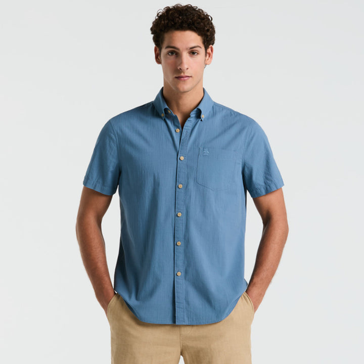Camisa Manga Corta De Algodón