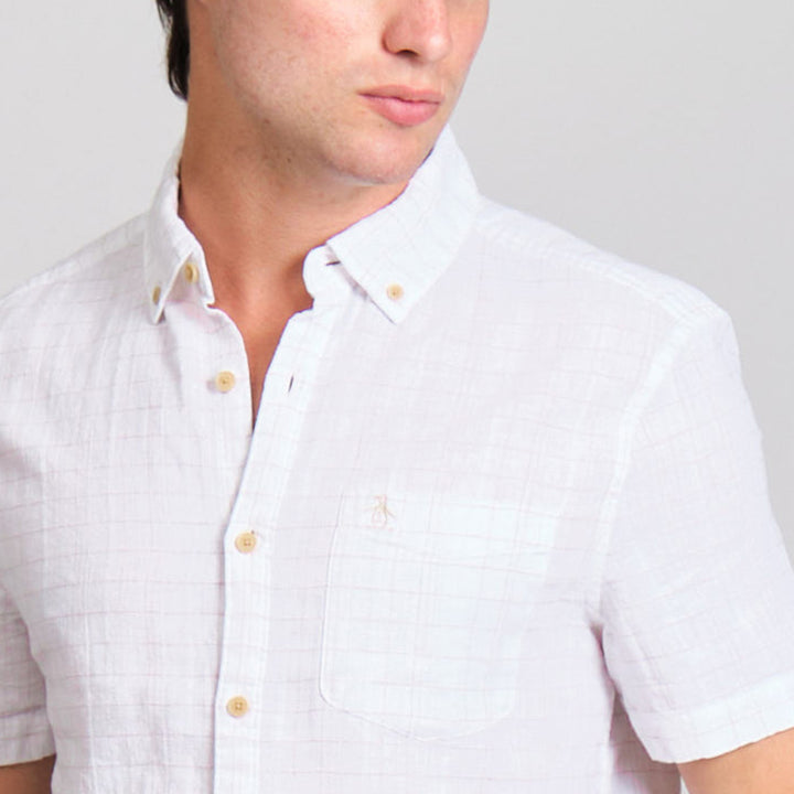 Camisa Manga Corta De Algodón