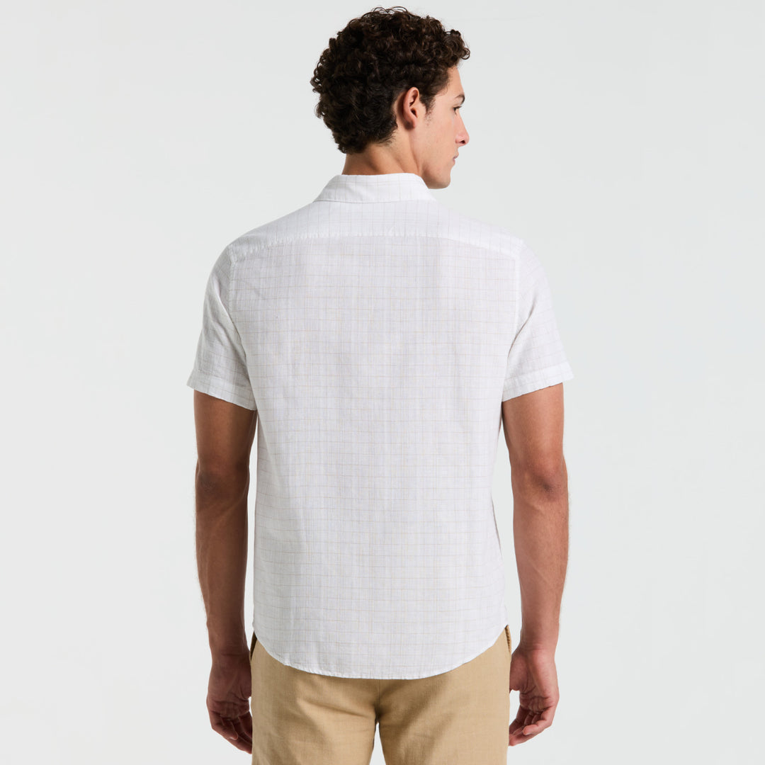 Camisa Manga Corta Cuadriculada