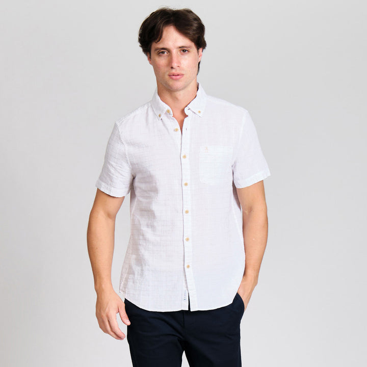 Camisa Manga Corta De Algodón