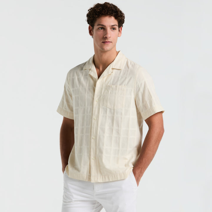 Camisa Manga Corta A Cuadros