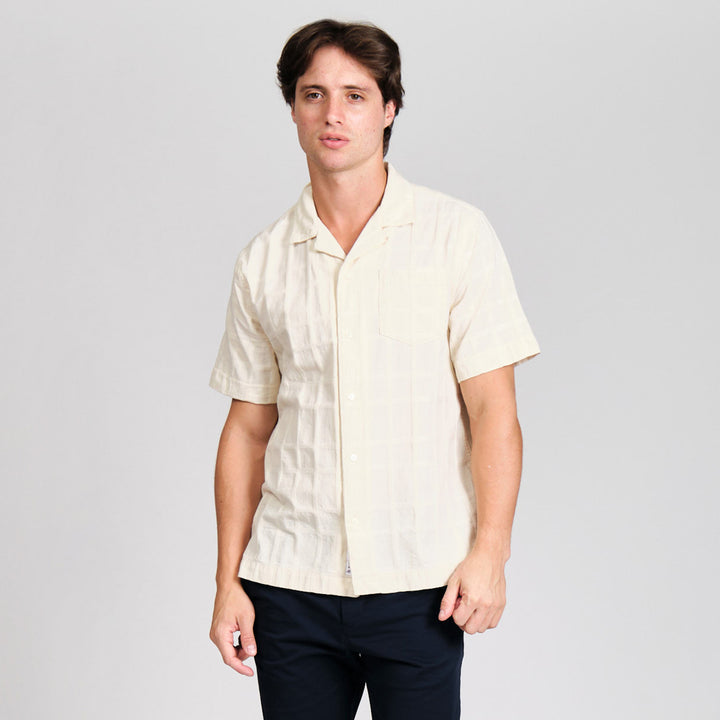 Camisa Manga Corta A Cuadros