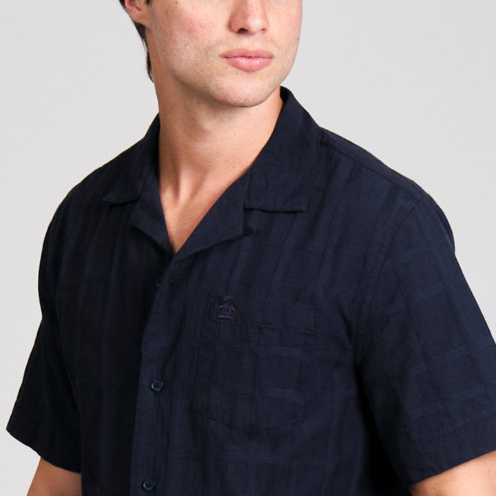 Camisa Manga Corta A Cuadros