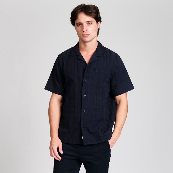 Camisa Manga Corta A Cuadros