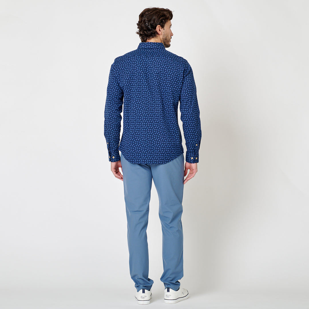 Camisa Manga Larga Stretch Floral