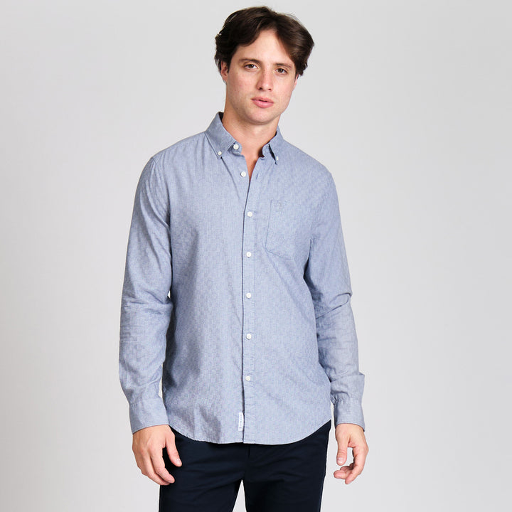 Camisa Manga Larga De Algodón
