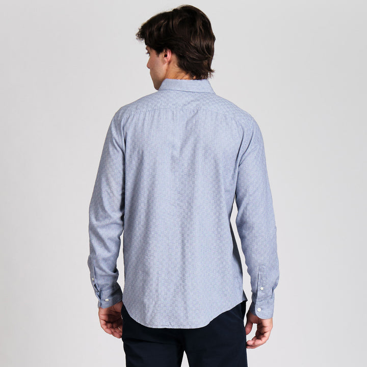 Camisa Manga Larga De Algodón