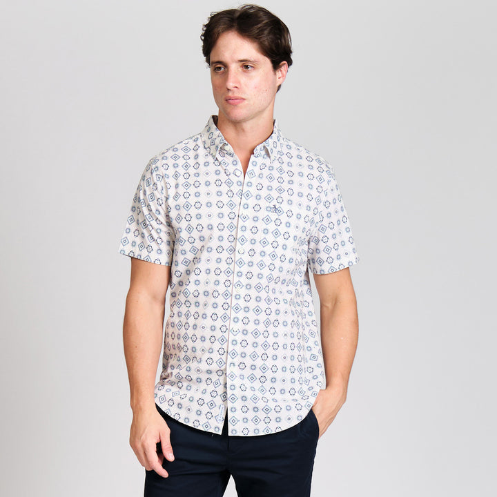 Camisa Manga Corta Azulejos