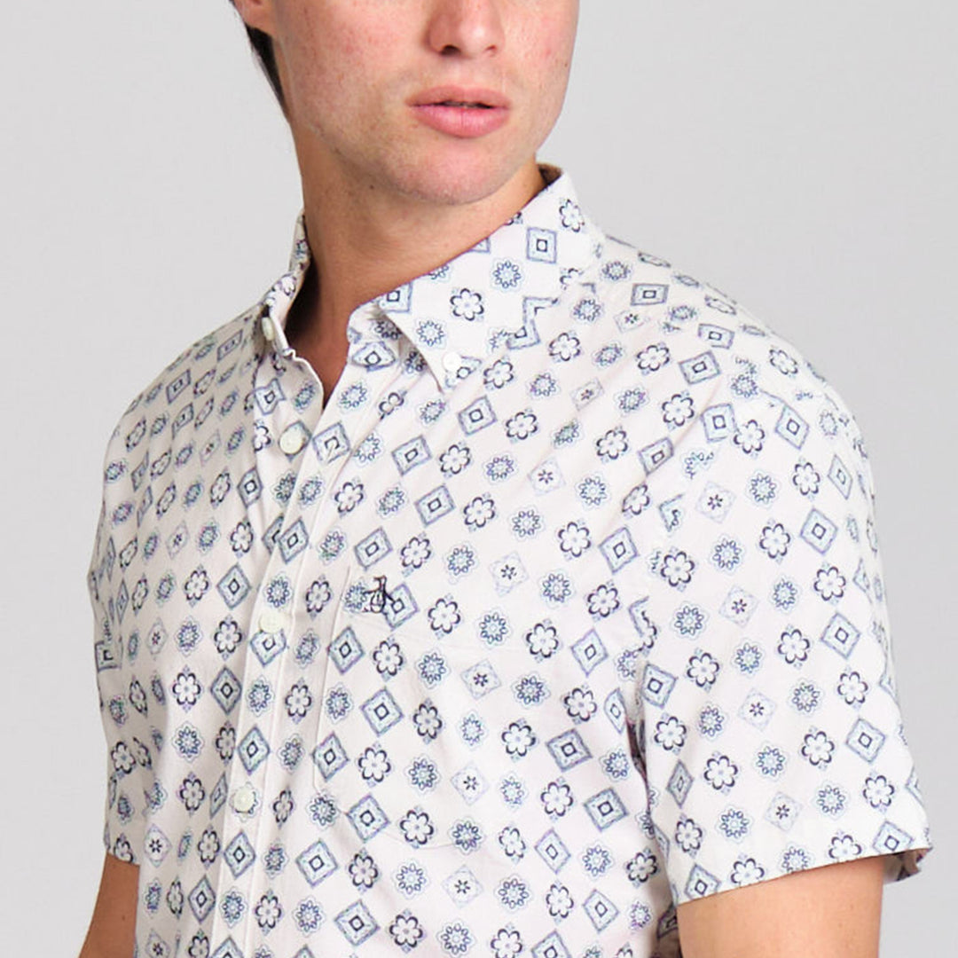 Camisa Manga Corta Azulejos