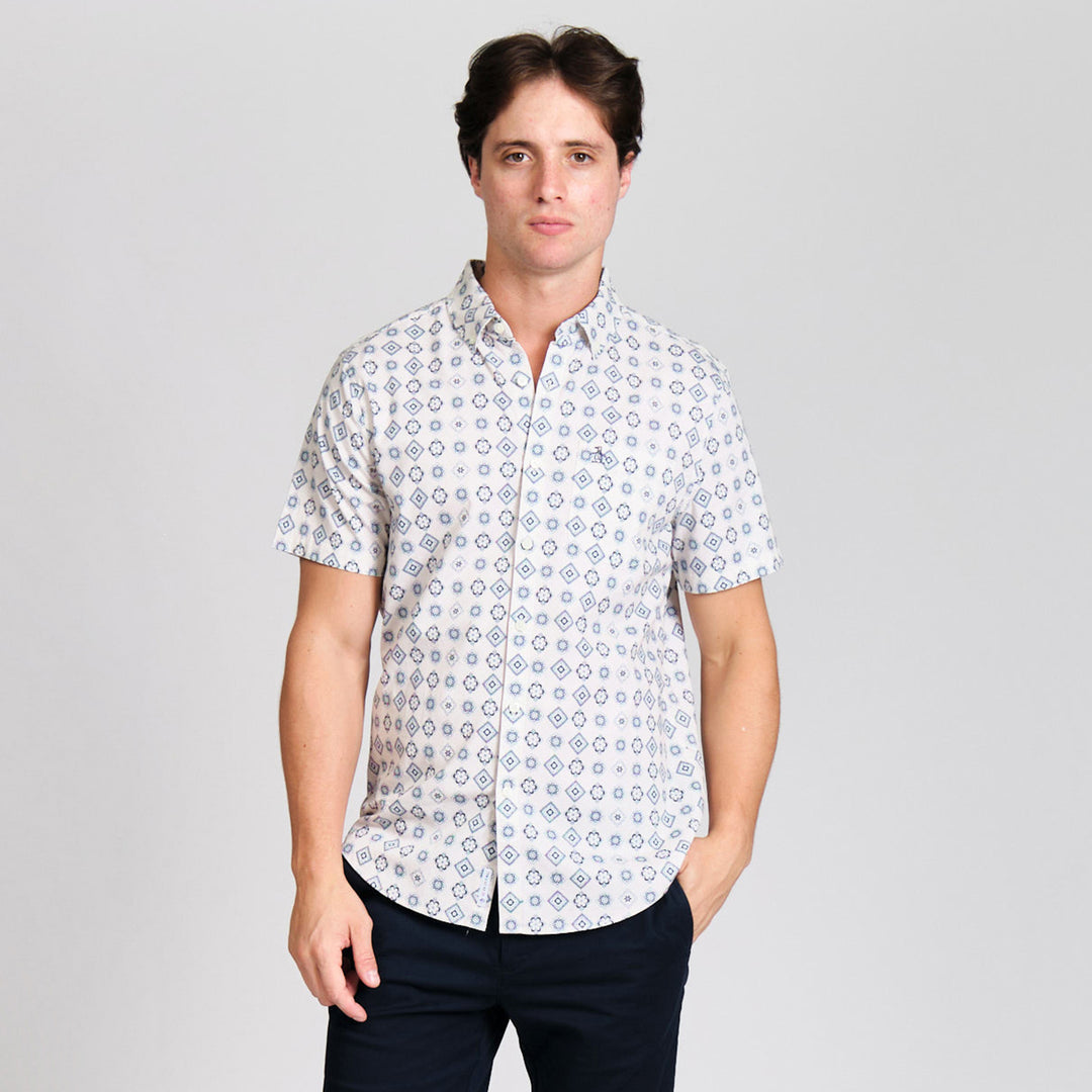 Camisa Manga Corta Azulejos