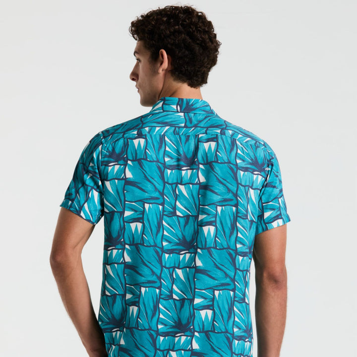 Camisa Manga Corta Azulejos De Agave