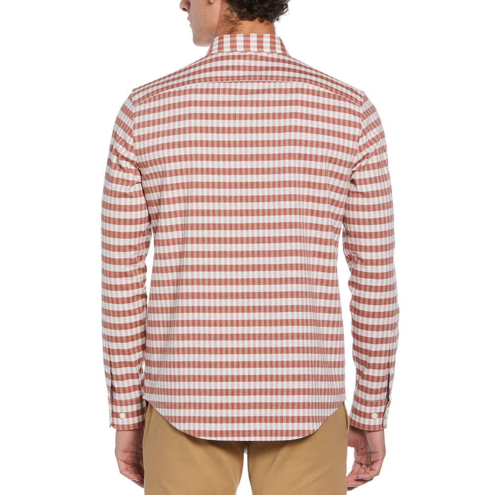 Camisa De Manga Larga Stretch En Tartan - Original Penguin México