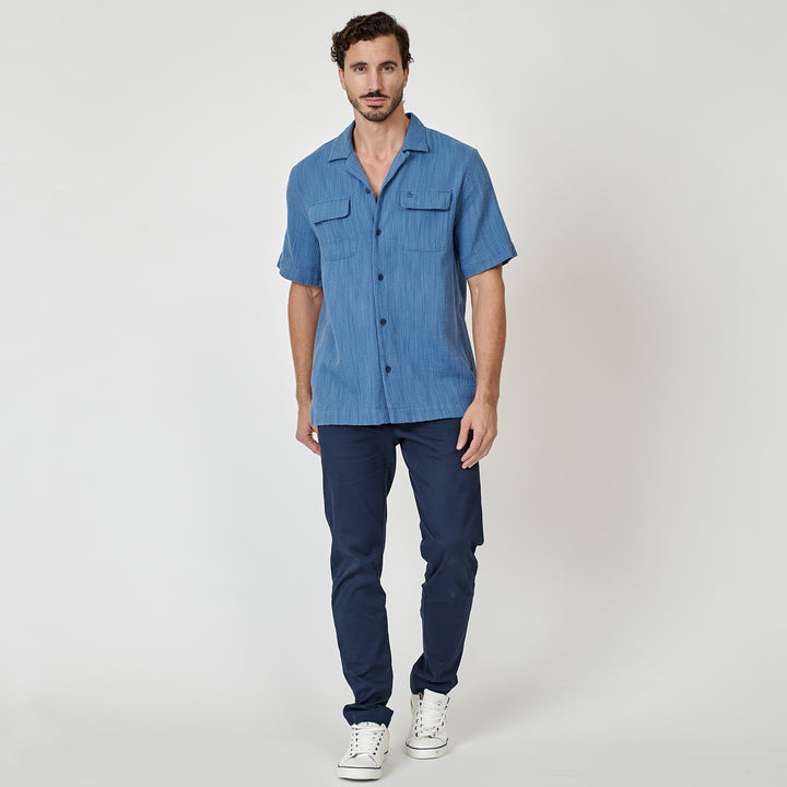 Camisa Manga Corta De Algodón Camp