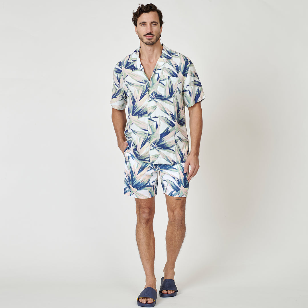 Camisa Manga Corta Soft Camp Full Print Suculentas