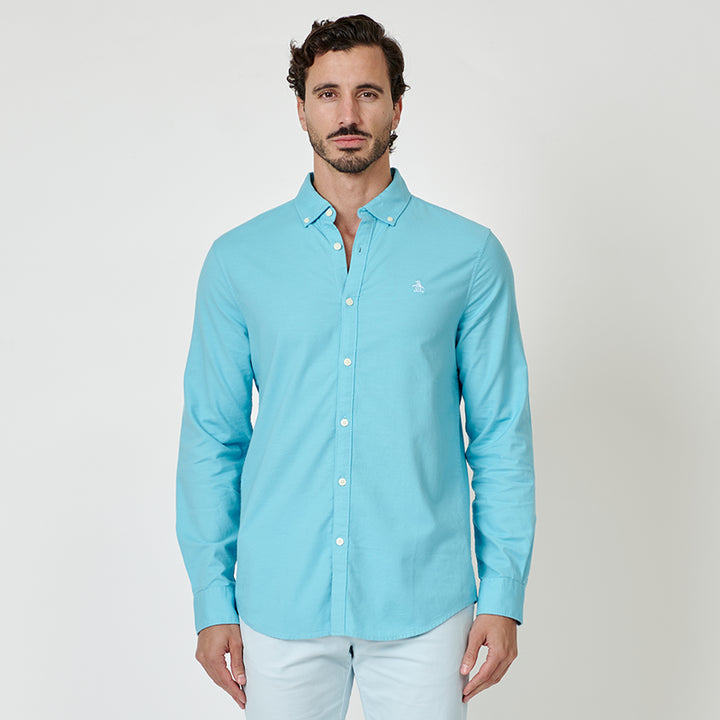 Camisa Manga Larga Oxford Stretch
