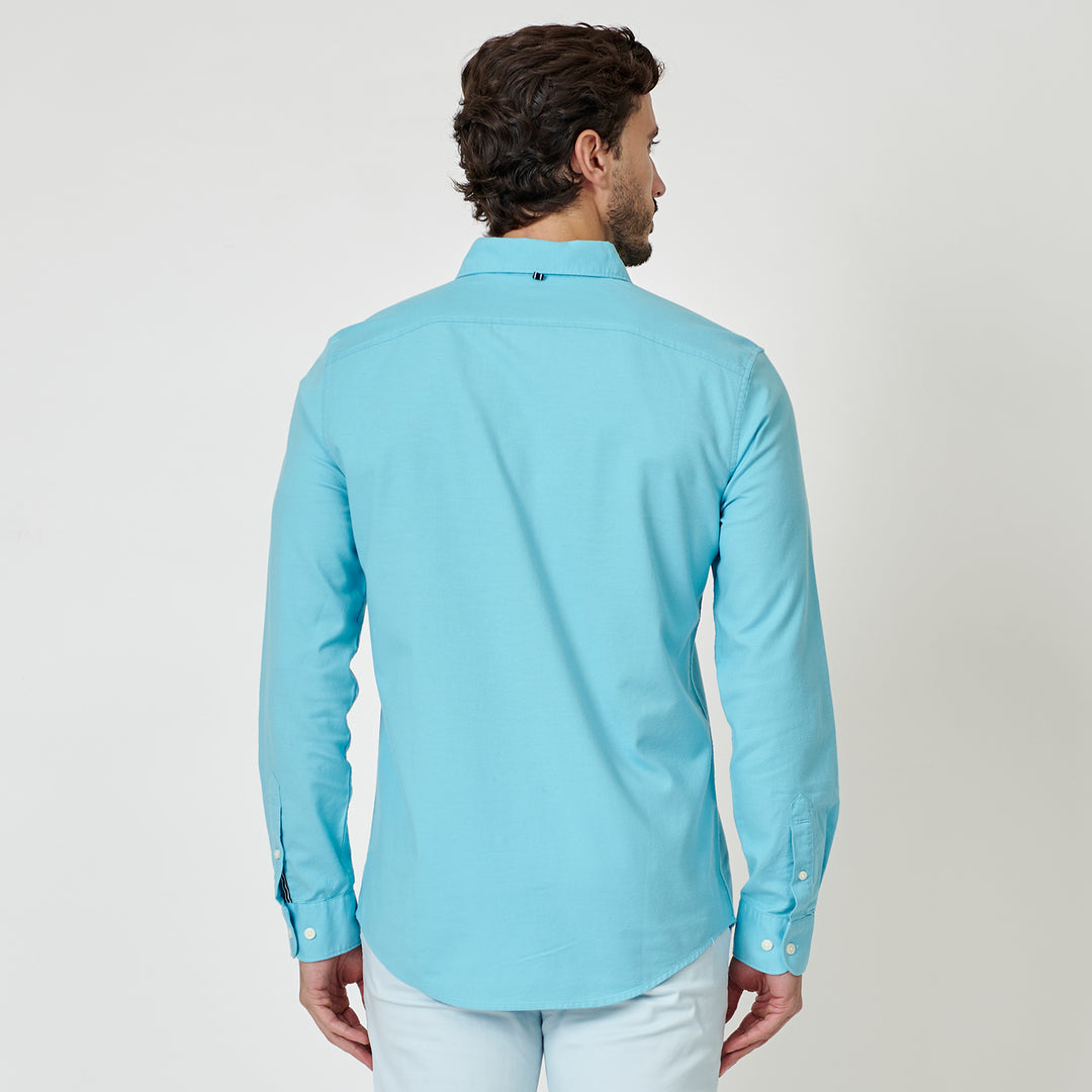Camisa Manga Larga Oxford Stretch