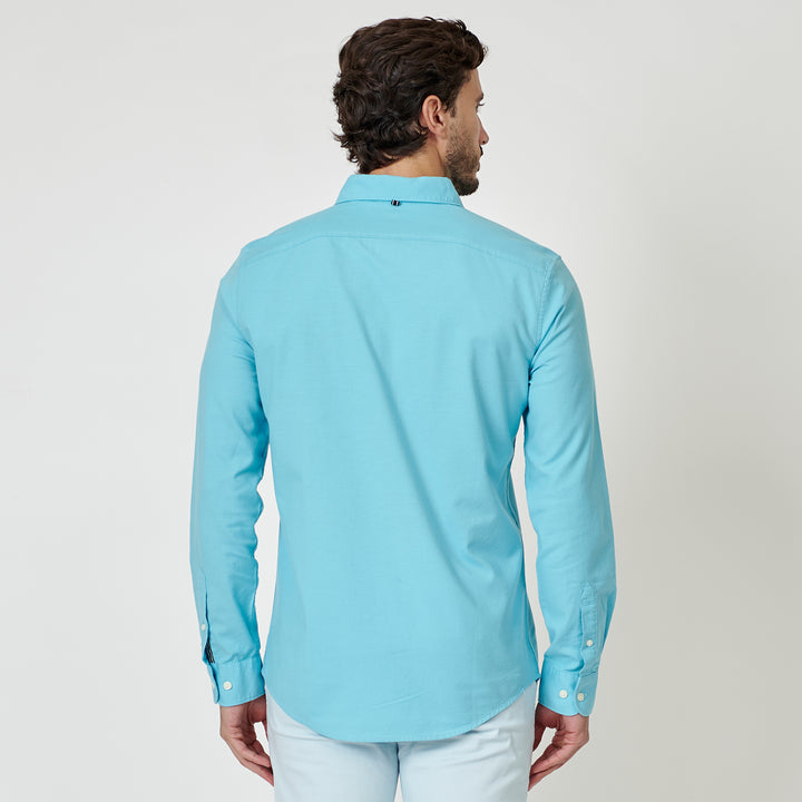 Camisa Manga Larga Oxford Stretch