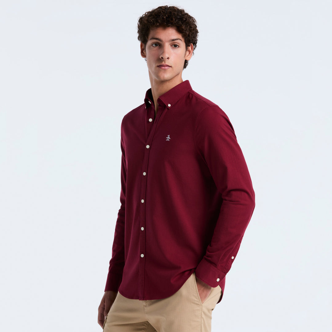 Camisa Manga Larga Oxford Stretch
