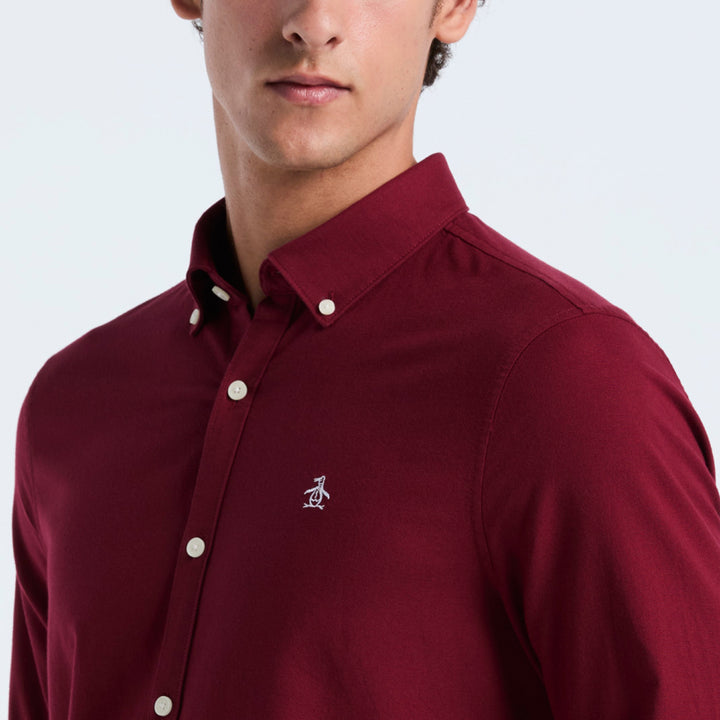 Camisa Manga Larga Oxford Stretch
