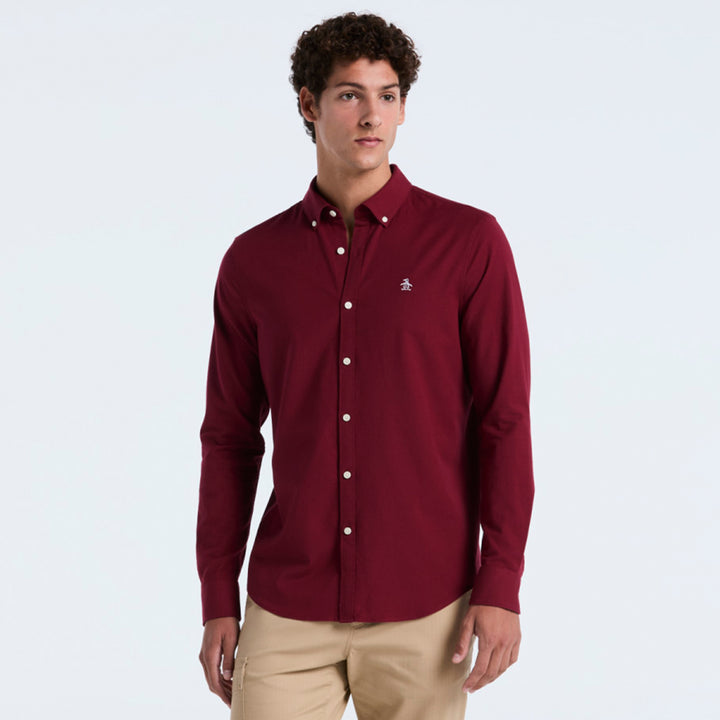 Camisa Manga Larga Oxford Stretch