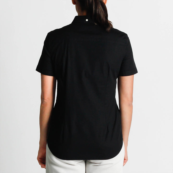 Camisa De Manga Corta En Popelina