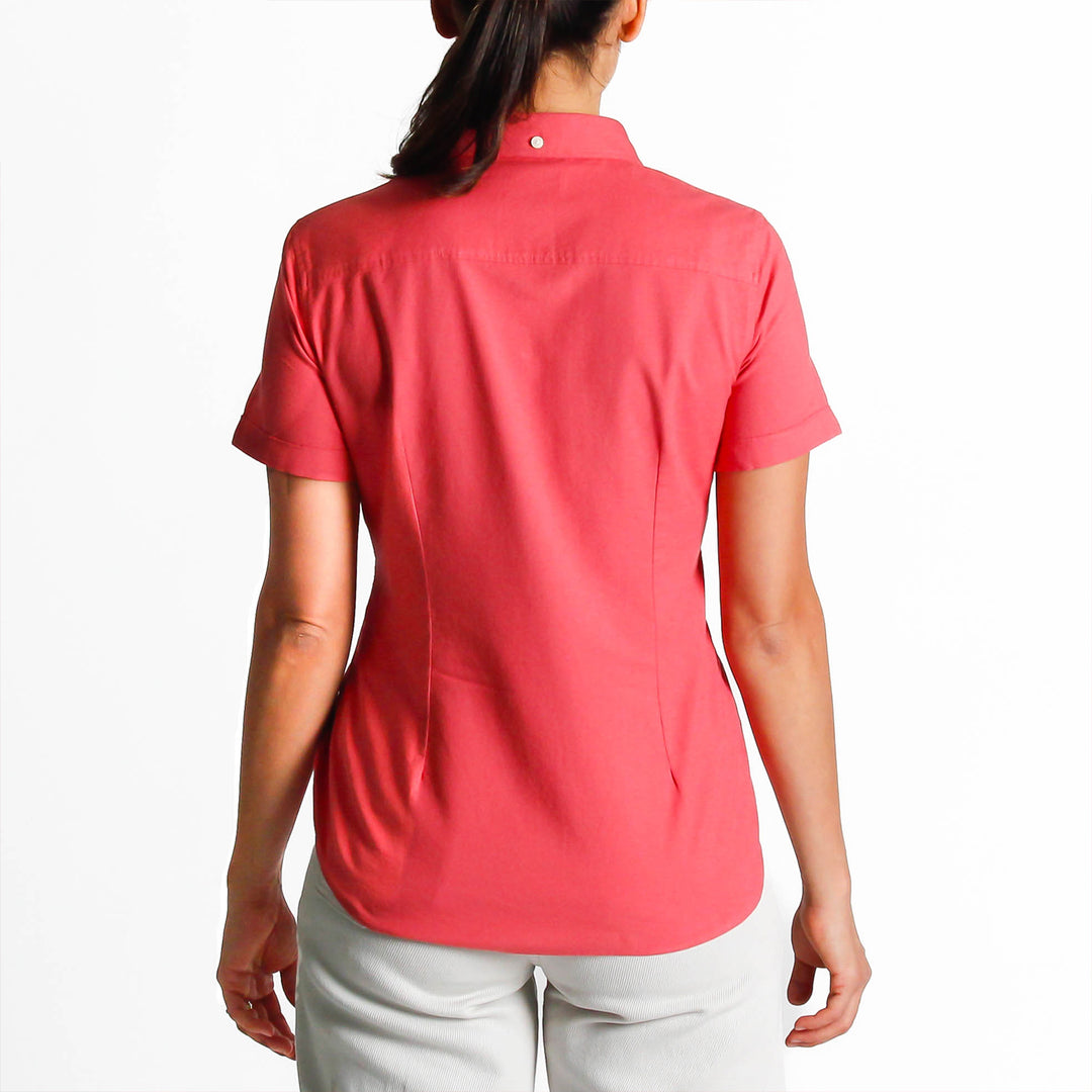 Camisa De Manga Corta Oxford
