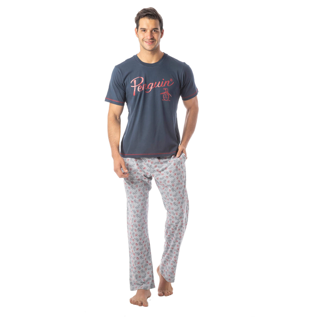 Set De Pijama Playera Mc Con Pantalon Chifon
