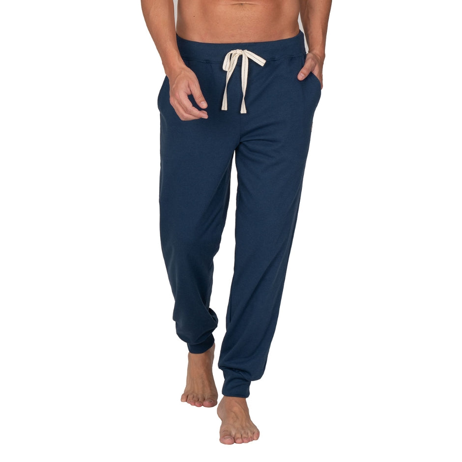 Pantalón de pijama TH Original de tela, Azul