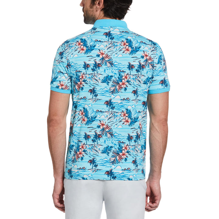Polo Jersey Tropical Floral