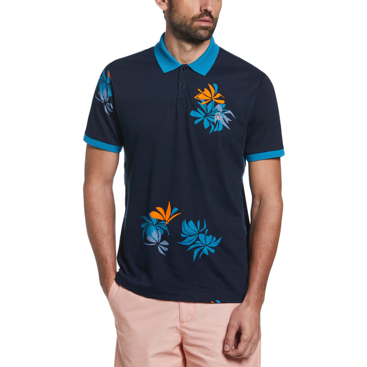 Polo Jersey Floral Print