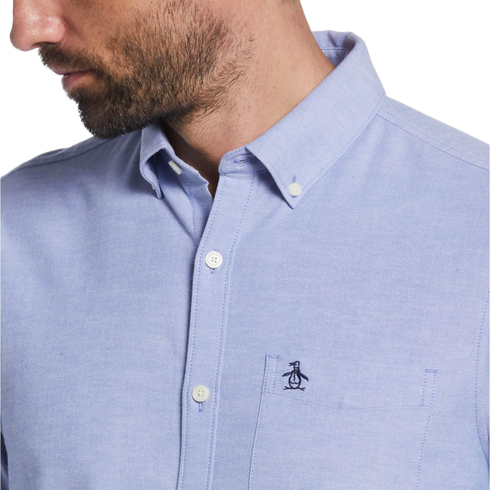 Camisa Manga Larga Oxford Eco Stretch - Original Penguin México